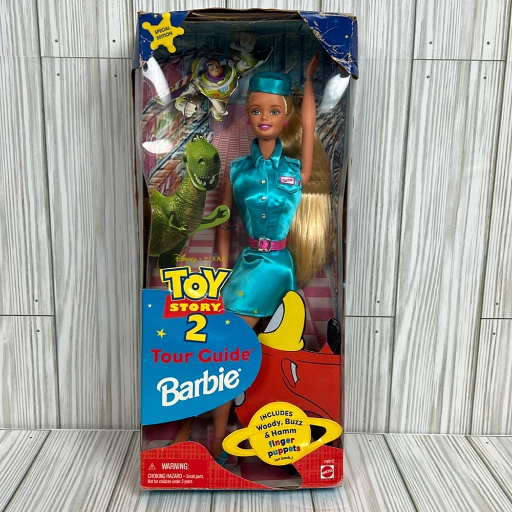 Toy Story 2 Tour‎ Guide Barbie Doll 1999 Special Edition Disney Pixar 24015 NIB